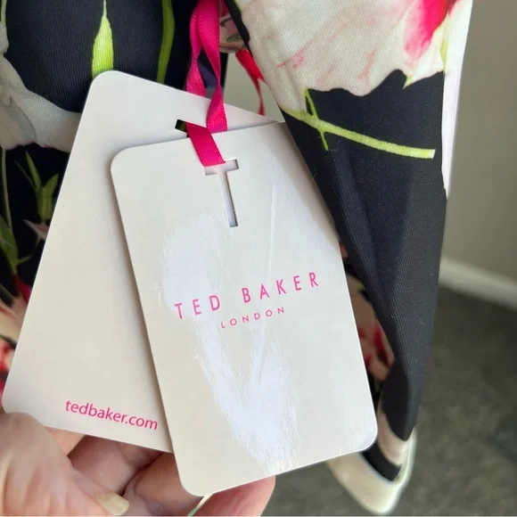 NWT Ted Baker Youma Mirrored Tropics Mini Dress - Picture 7 of 14